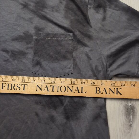 Roark Revival Shirt Mens XL Gray Mathis Tie Dye Crew Neck Run Amok Tee Shirt - Picture 2 of 4